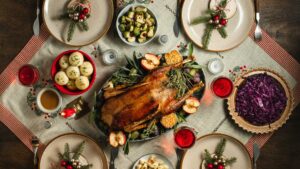 repas de famille a Noel