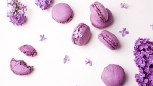 Macarons à la violette
