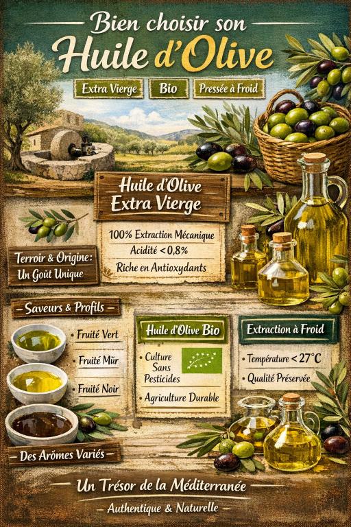 choisir huile olive